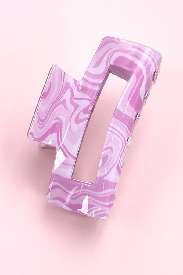 Swirl Jumbo Claw Clip