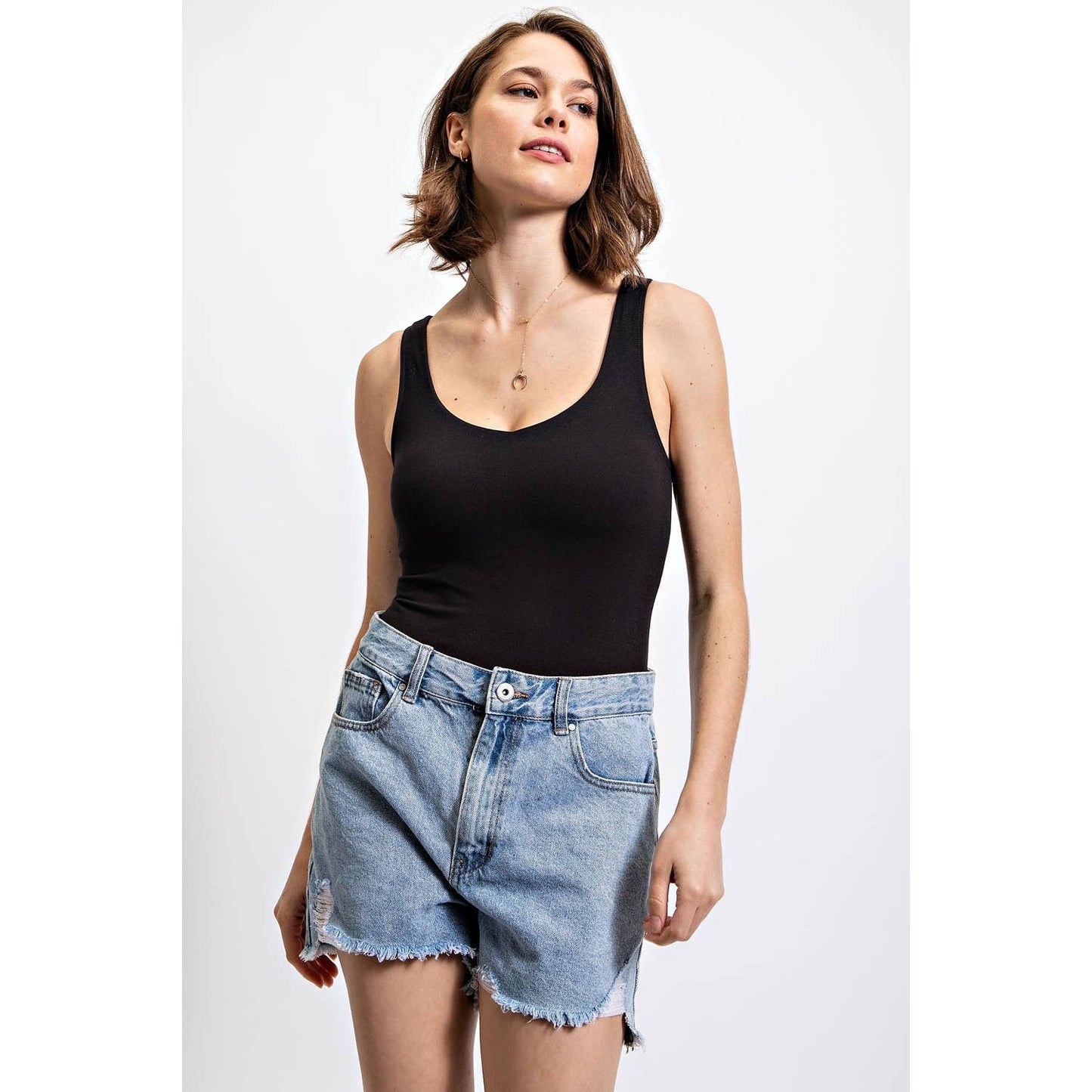 BUTTER SQUARE NECK BODYSUIT