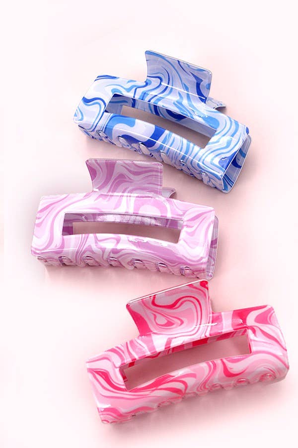 Swirl Jumbo Claw Clip