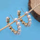 Pearl Hoop Earrings