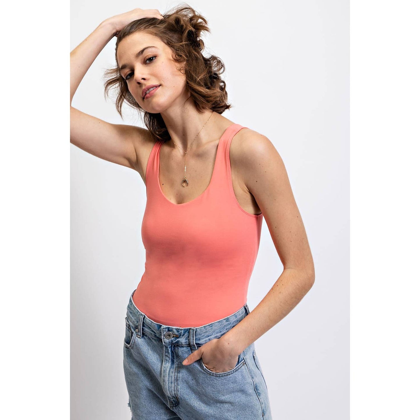 BUTTER SQUARE NECK BODYSUIT