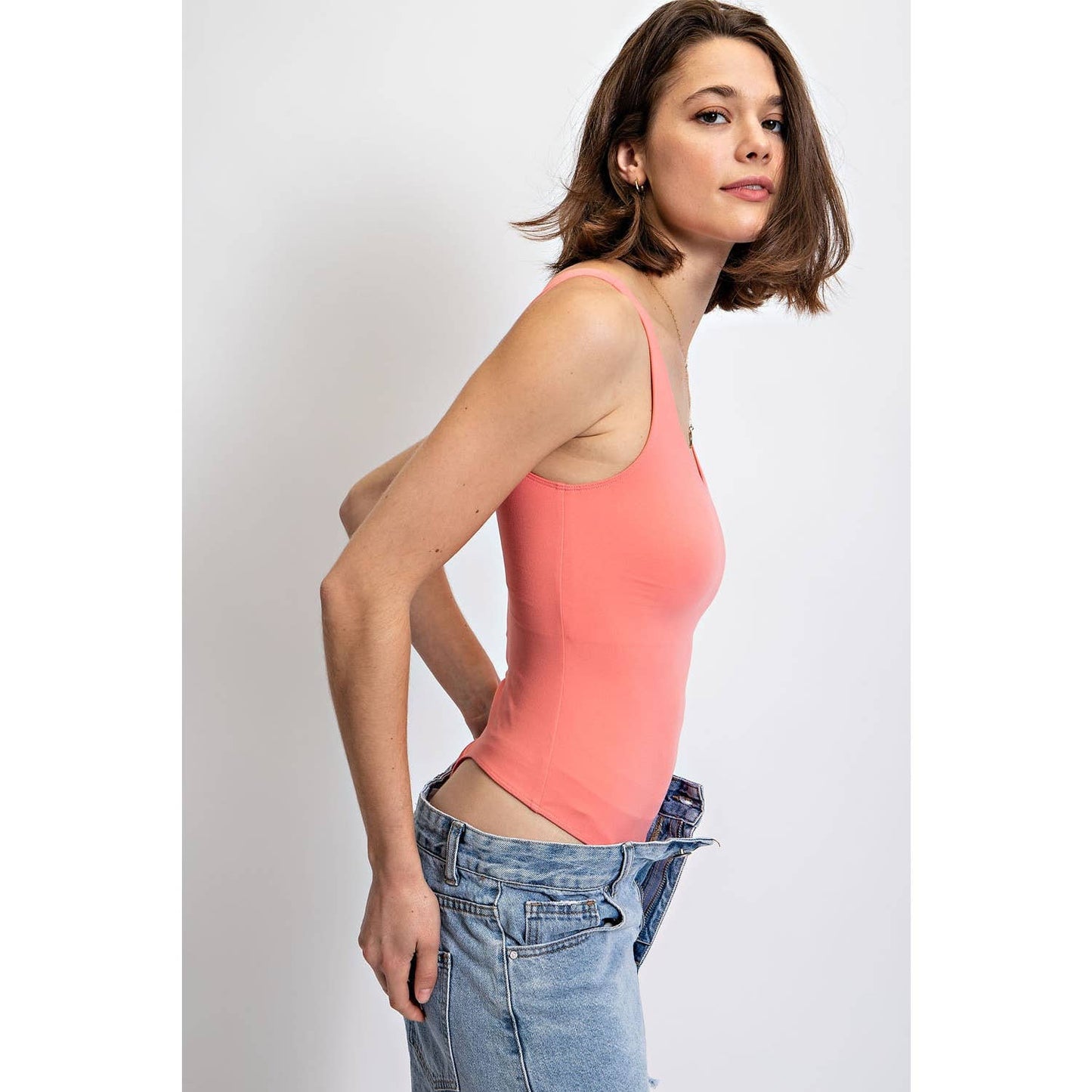 BUTTER SQUARE NECK BODYSUIT