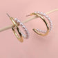 Gold Pearl Earrings