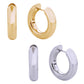 14K Gold-Dipped Chunky Hoop Earrings